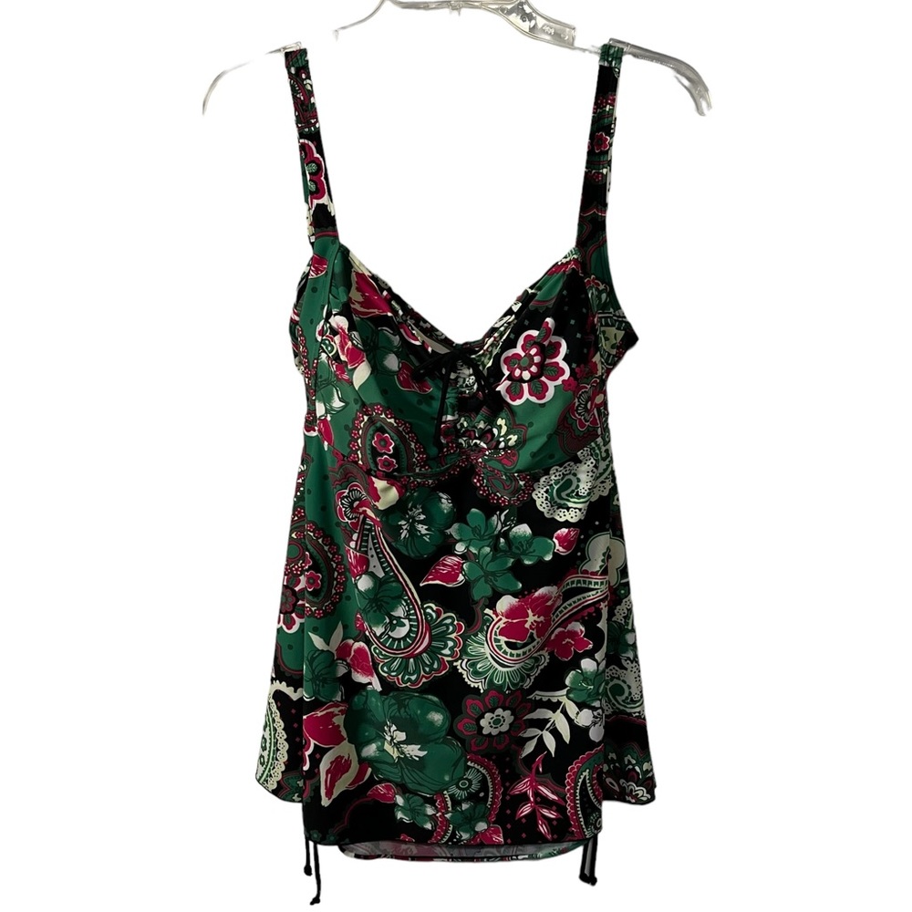Septangle Plus Size Tankini Bathing Suite Top Size 18W